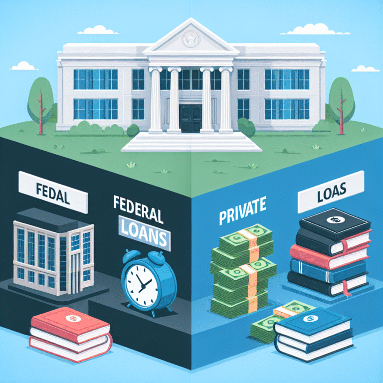 federal vs private student loans explained