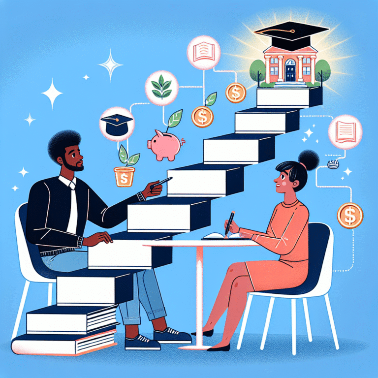 steps to develop a personalized college financial plan