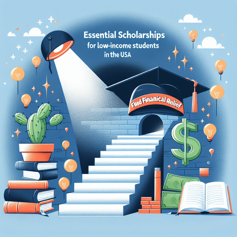 Essential Scholarships for Low-Income Students in the USA: Find Financial Relief