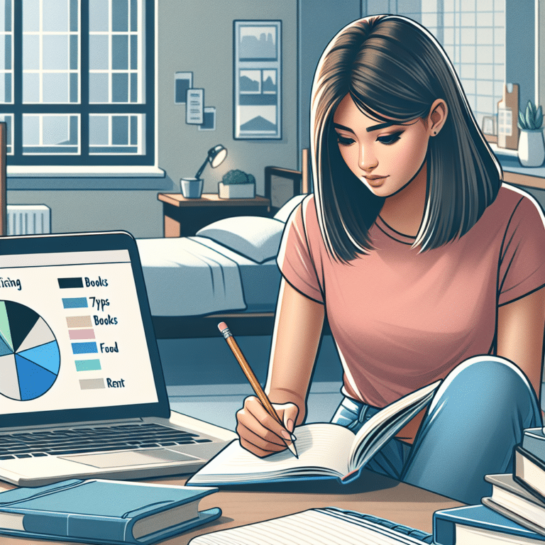 how to track your spending in college