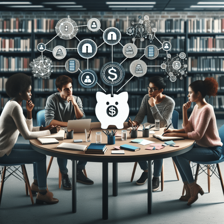 creating a financial support network in college