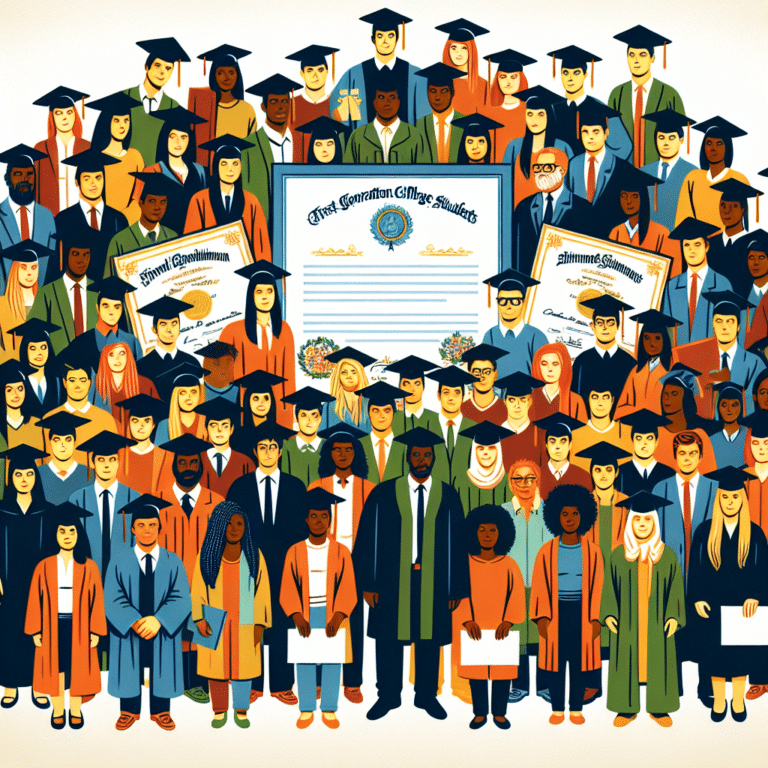 Supporting First-Generation College Students: Available Scholarships and Opportunities.