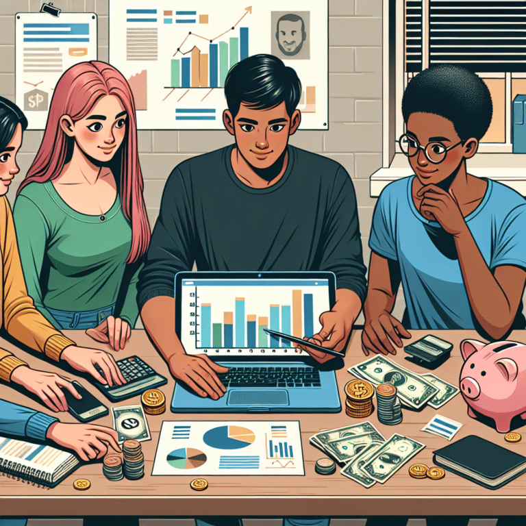 setting up a realistic monthly budget for students